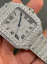 Moissanite Roman Dial Automatic Iced Out Watch