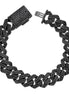 Black Moissanite Miami Cuban Link Hip Hop Bracelet