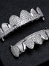 Iced Out Moissanite Bar Hip Hop Grillz Gift For Men's