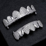 Iced Out Moissanite Bar Hip Hop Grillz Gift For Men's