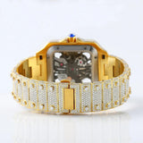 Iced Out Skeleton luxury Wrist Hip Hop Watch For Him