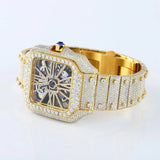 Iced Out Skeleton luxury Wrist Hip Hop Watch For Him