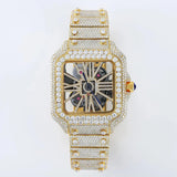 Iced Out Skeleton luxury Wrist Hip Hop Watch For Him