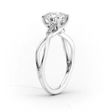 Unique Style Moissanite Pear Cut Fancy Engagement Ring
