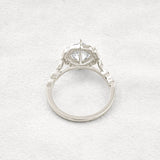Vintage Moissanite Diamond Cushion Cut Promise Ring