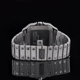 Fully White Color Full Roman Number Moissanite Watch