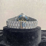 Baguette Dial Full White Moissanite Chrono Dial Iced Out Watch