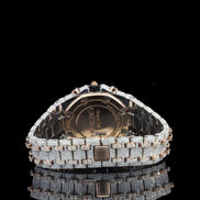 Dual Tone Automatic Moissanite Watch
