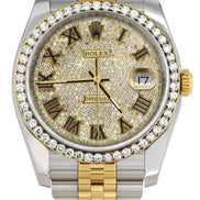 Date Just Moissanite Iced Out Luxury Fashion Watch