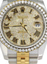 Date Just Moissanite Iced Out Luxury Fashion Watch