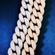 Moissanite Iced Out Chain For Men's