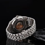 Fully Iced Out D Color Moissanite Men's Watch