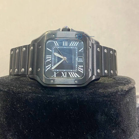 Full Black Stainless Steel Men's Daily Wear Watch