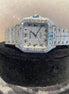 Stainless Steel D Color Moissanite Iced Out Arabic Dial Luxury Watch