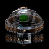 Custom Iced Out Date Just Moissanite Diamond Watch