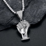 925 Silver Moissanite Diamond Hip Hop Pendant