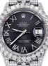 Stainless Steel Luxury Moissanite Handmade Watch