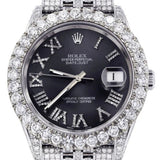 Stainless Steel Luxury Moissanite Handmade Watch