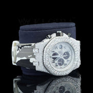 Rubber Band VVS1 Moissanite Luxury Wrist Watch