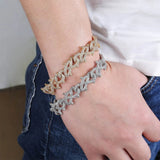 925 Sterling Silver Moissanite Crown Of Thorns Bracelet