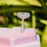 10K White Gold Lab Grown Diamond Wedding Ring