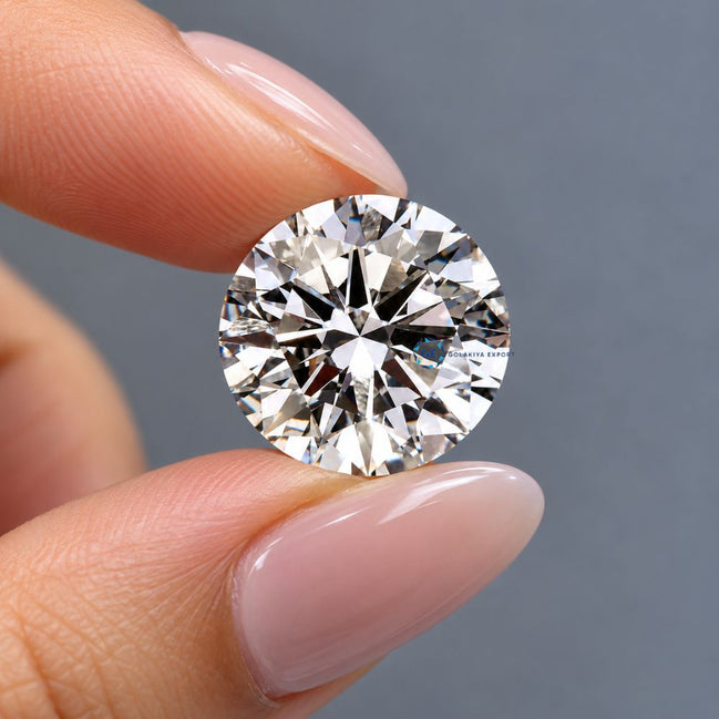 Round Cut Lab Grown Diamond, Jewelry Making Diamonds