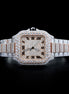 Dual Tone Automatic D Color Moissanite Wrist Watch