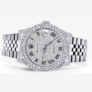 Date Just Moissanite Automatic Classic Watch