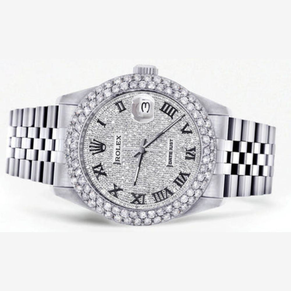 Date Just Moissanite Automatic Classic Watch