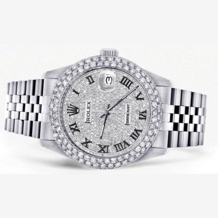 Date Just Moissanite Automatic Classic Watch
