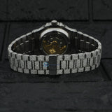 Fully Iced Out Sky Blue VVS1 Moissanite Luxury Watch
