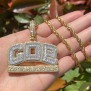 Rapper Style Moissanite Diamond Customize Pendant Necklaces