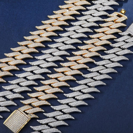 VVS1 Moissanite Diamond Cuban Link Hip Hop Chain