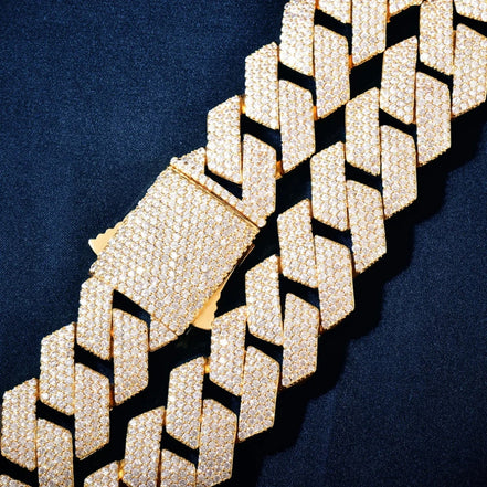 925 Sterling Silver Moissanite Iced Out Bracelet