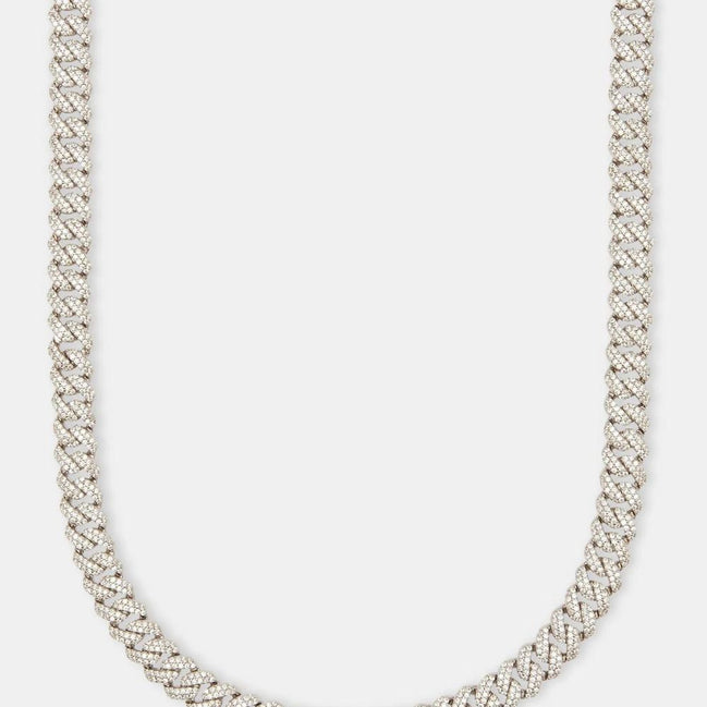 18mm Round Cut Moissnaite Diamond Luxury Chain