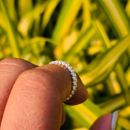Oval Cut Lab Grown Diamond Full Eternity Band