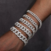 Moissanite Diamond Cuban Bracelet