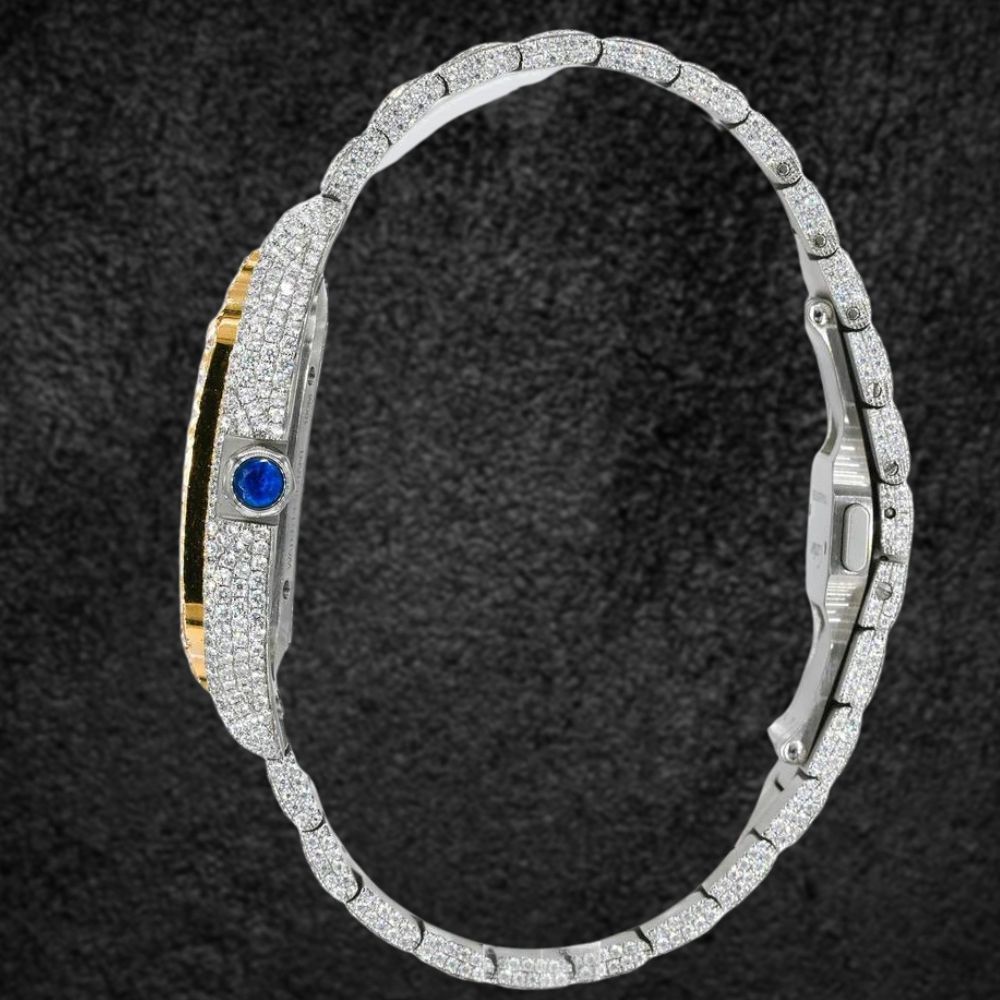 Skeleton Moissanite Diamond Luxury Hip Hop Watches