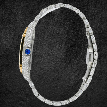 Skeleton Moissanite Diamond Luxury Hip Hop Watches