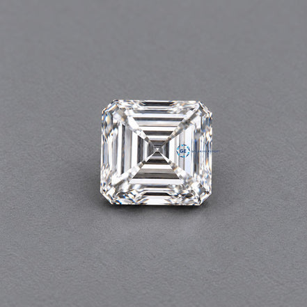 Asscher Cut Lab Grown Diamond, IGI Certified Loose Diamond Stone