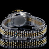 Colorless Moissanite Two Tone Automatic Men's Watch