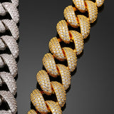 Custom Miami Curb Colorless Moissanite Hip Hop Chain