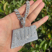 Iced Out Moissanite Diamond Hip Hop Necklace