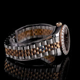 Classic & Stylish Moissanite Brown Dial 32mm Women Watch