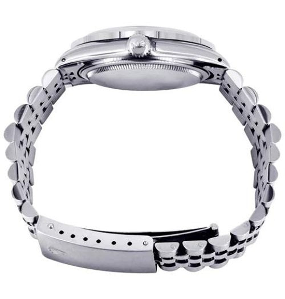Roman Numeric Automatic Moissanite Stylish Watch