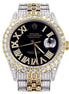 Dual Tone Elegant And Stylish Moissanite Watch