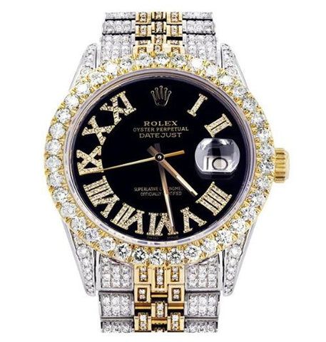 Dual Tone Elegant And Stylish Moissanite Watch