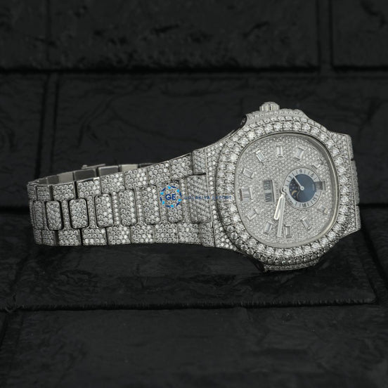 Bolo Baguette Dial Moissanite Automatic Luxury Watch