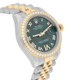 Datejust Stainless Steel Moissanite Automatic Watch