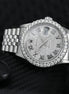 Men's Datejust Roman Numeral Moissanite Wrist Watch